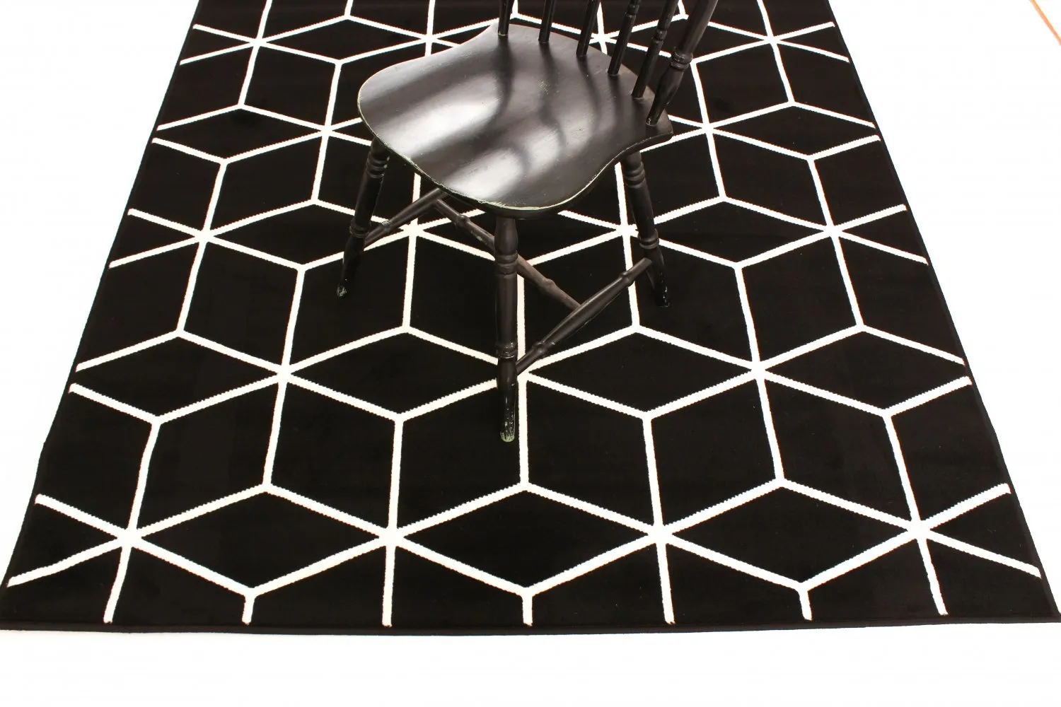 Tappeto Wilton - Florence Square (nero)