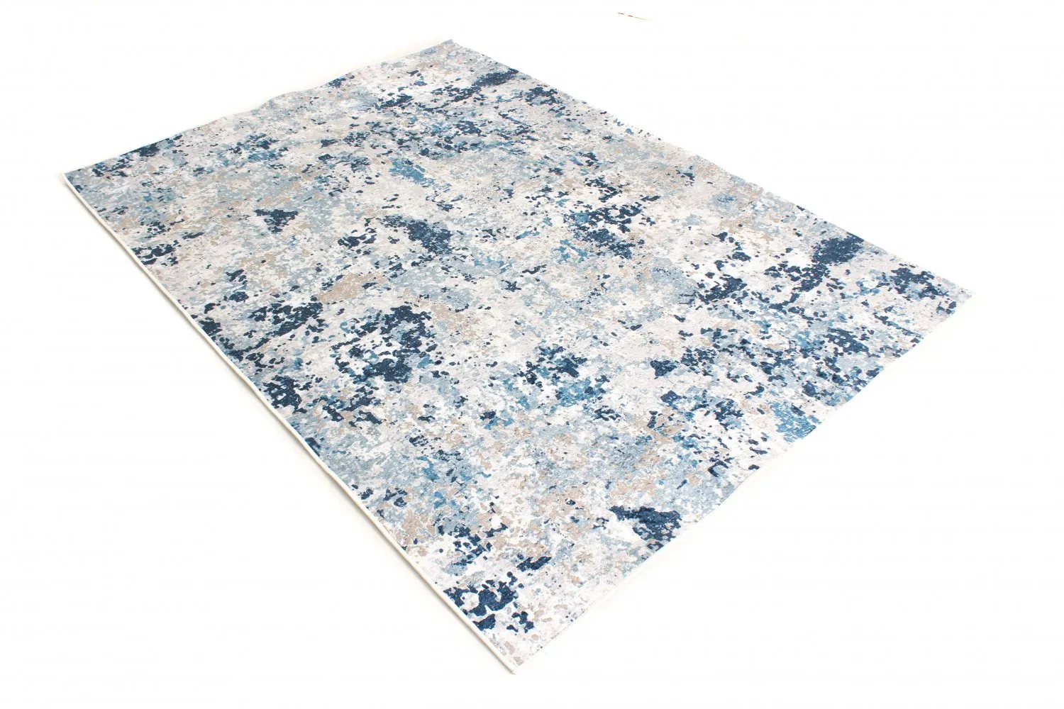 Tappeto rotondo - Hiboun (blu)