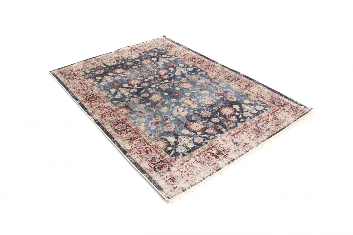 Tappeto rotondo - Bouhjar (blu scuro/multi)