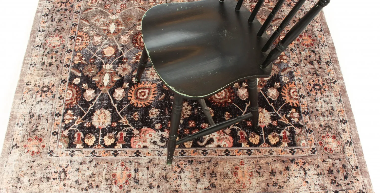 Tappeto rotondo - Bouhjar (beige/multi)