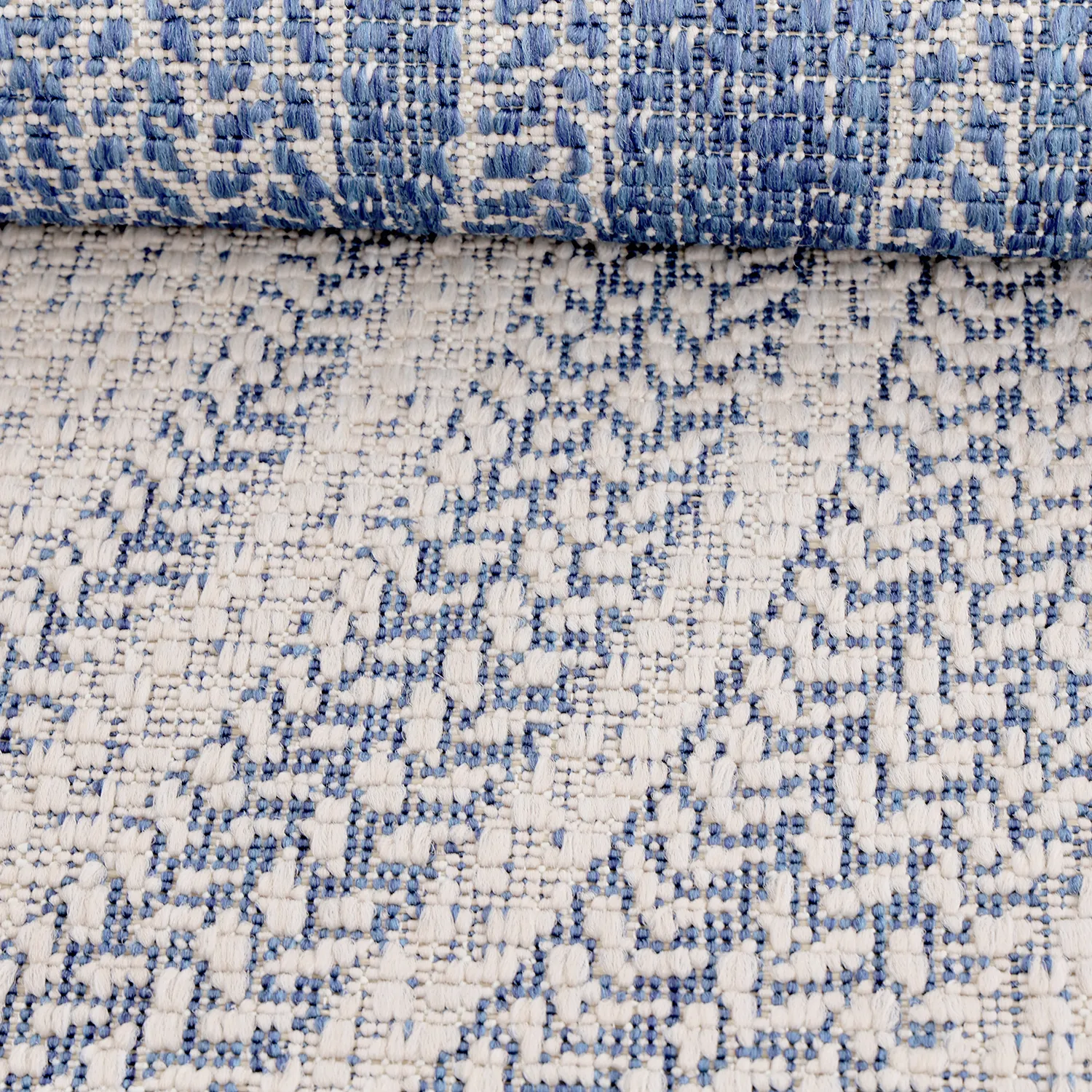 Tappeto rotondo - Indoor/Outdoor Angus (blu)
