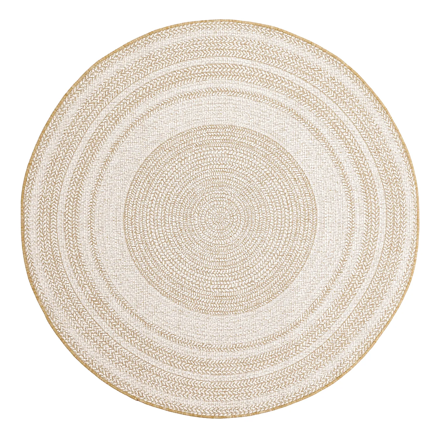 Tappeto rotondo - Indoor/Outdoor Angus (natura)