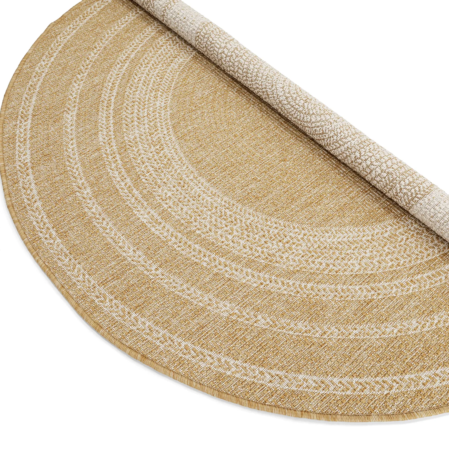Tappeto rotondo - Indoor/Outdoor Angus (natura)
