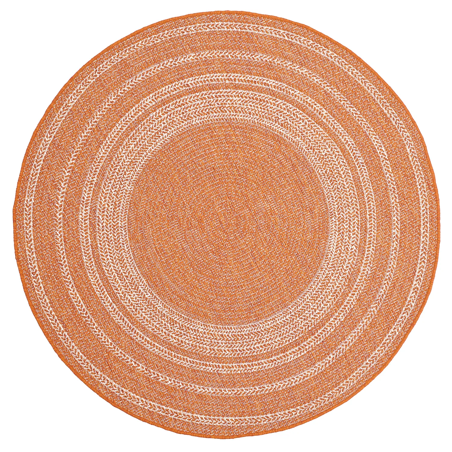 Tappeto rotondo - Indoor/Outdoor Angus (rosso)