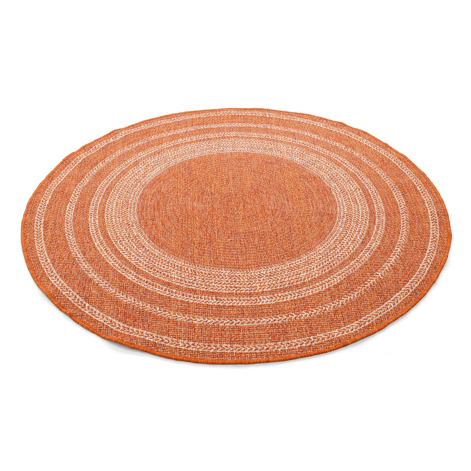 Tappeto rotondo - Indoor/Outdoor Angus (rosso)