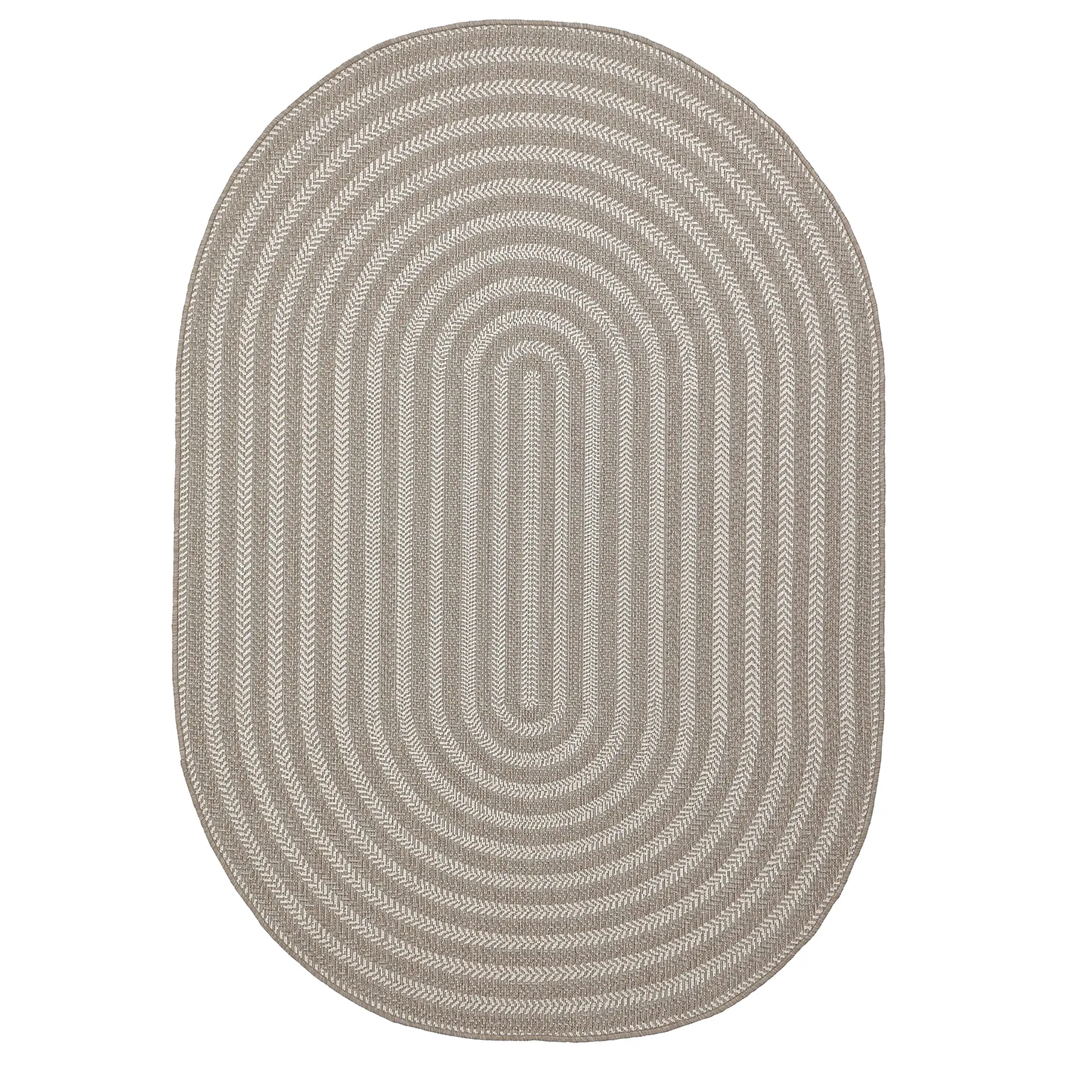 Tappeto ovale - Indoor/outdoor Leander (beige)
