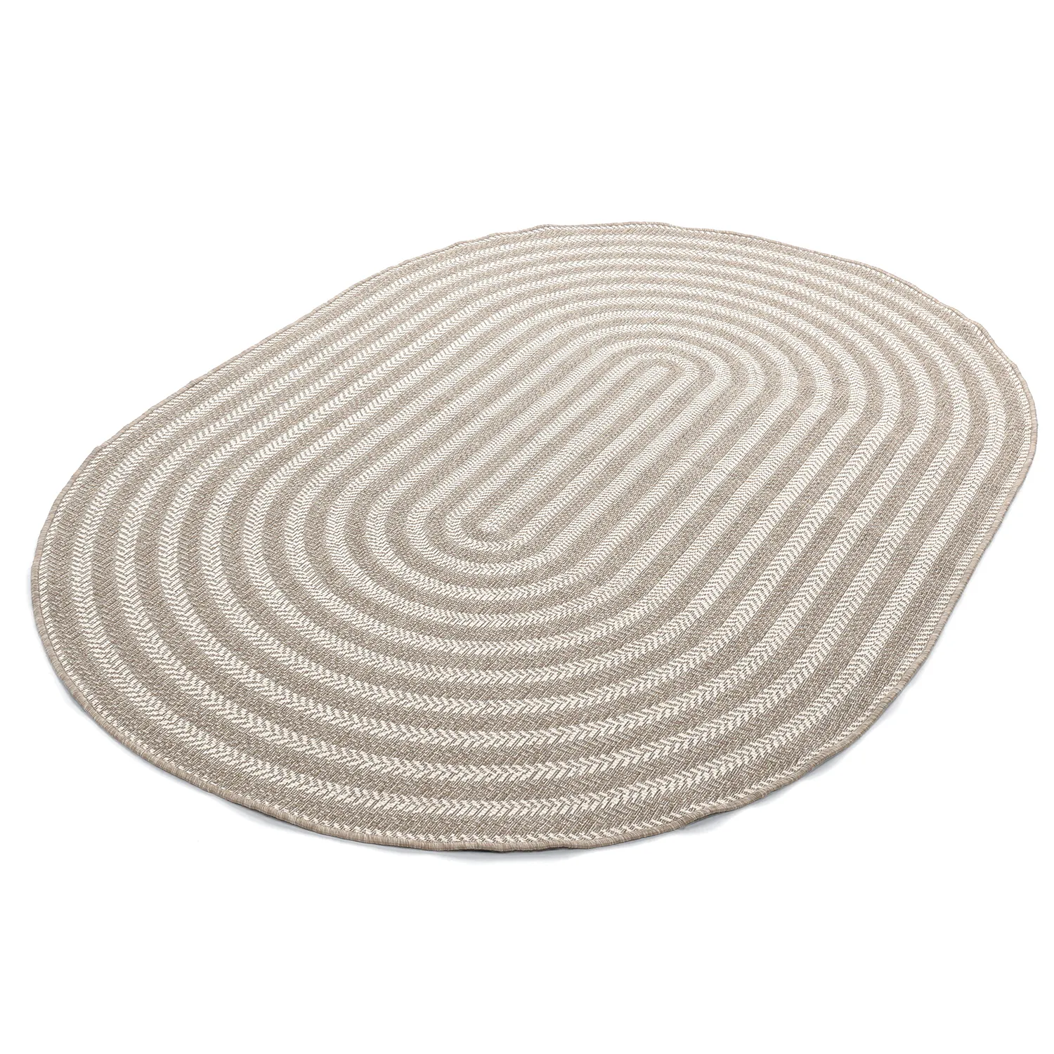 Tappeto ovale - Indoor/outdoor Leander (beige)
