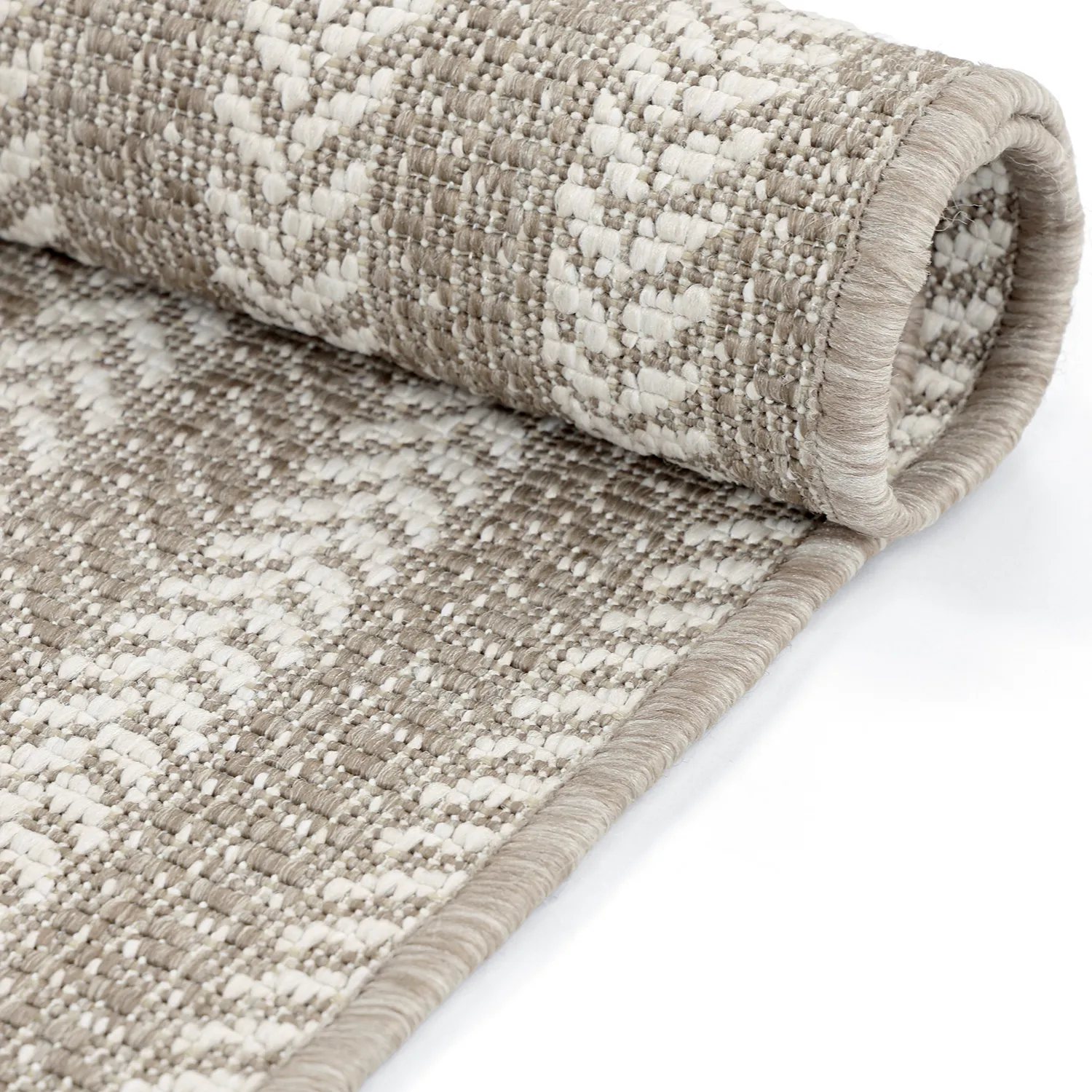 Tappeto ovale - Indoor/outdoor Leander (beige)