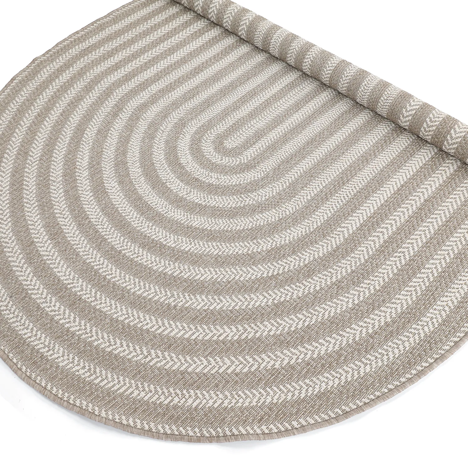 Tappeto ovale - Indoor/outdoor Leander (beige)