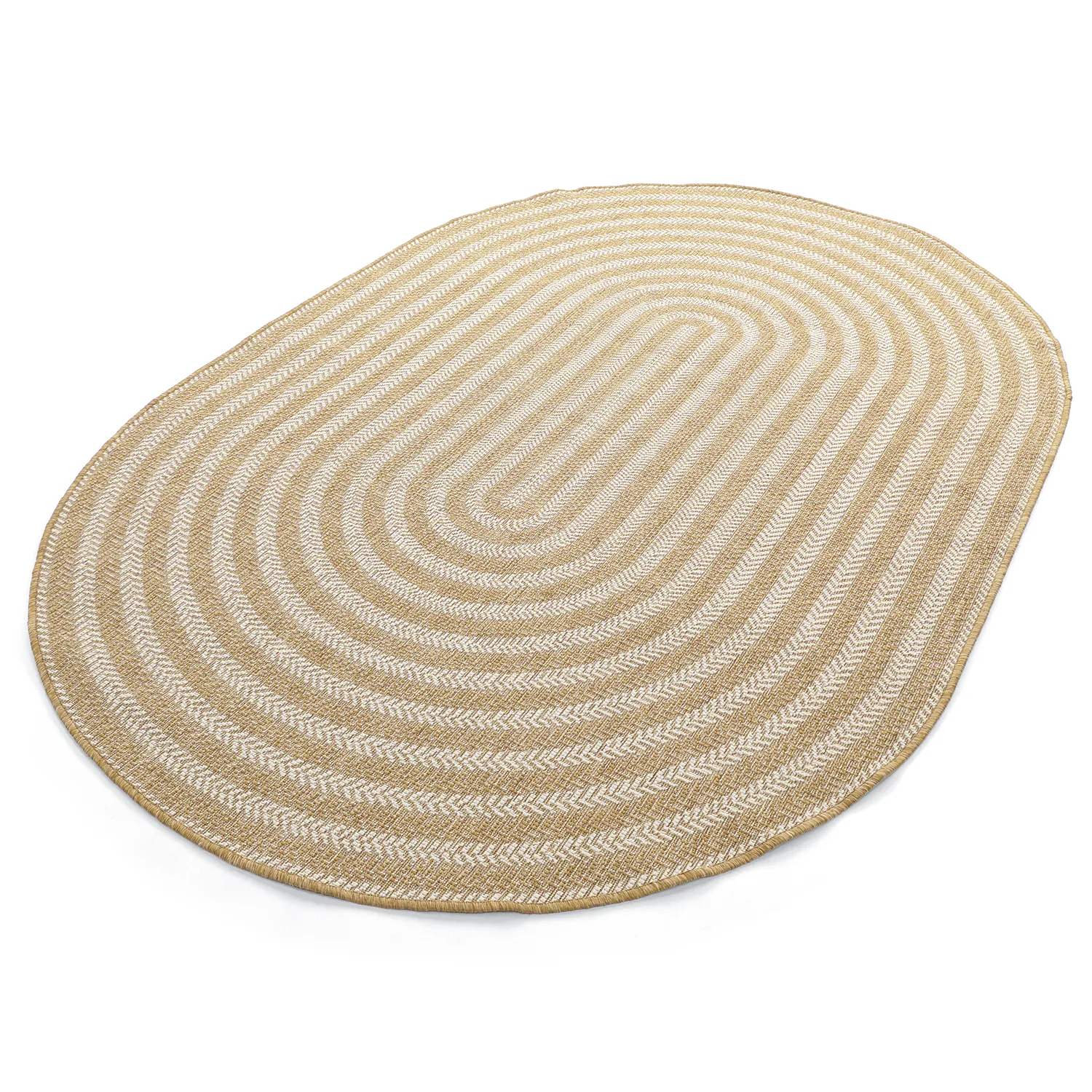 Tappeto ovale - Indoor/outdoor Leander (natura)