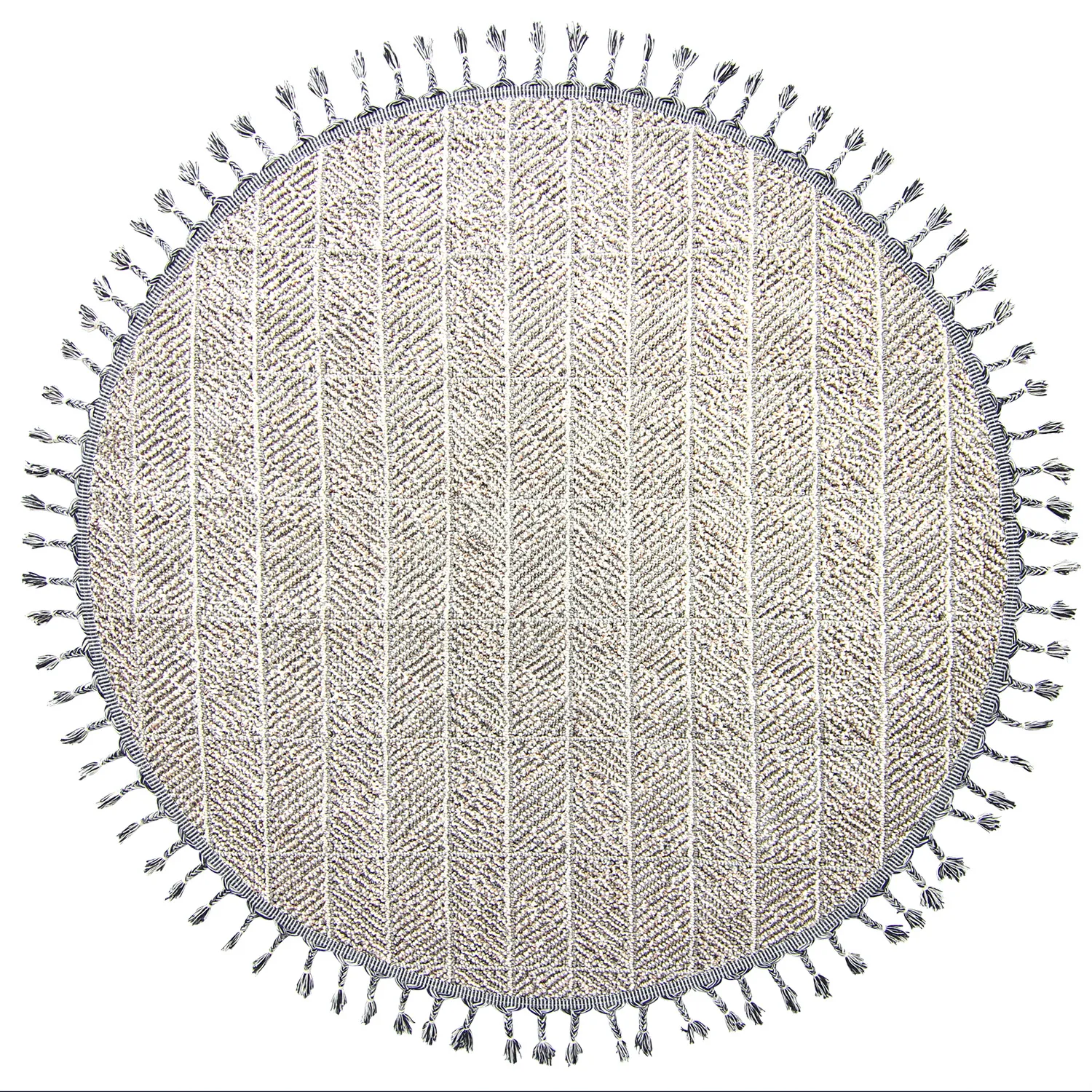 Tappeti rotondi - Indoor/Outdoor Francisco (grigio)