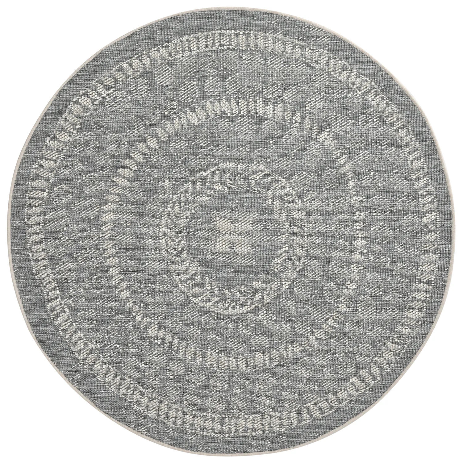 Tappeti rotondi - Indoor/Outdoor Malcolm (grigio)