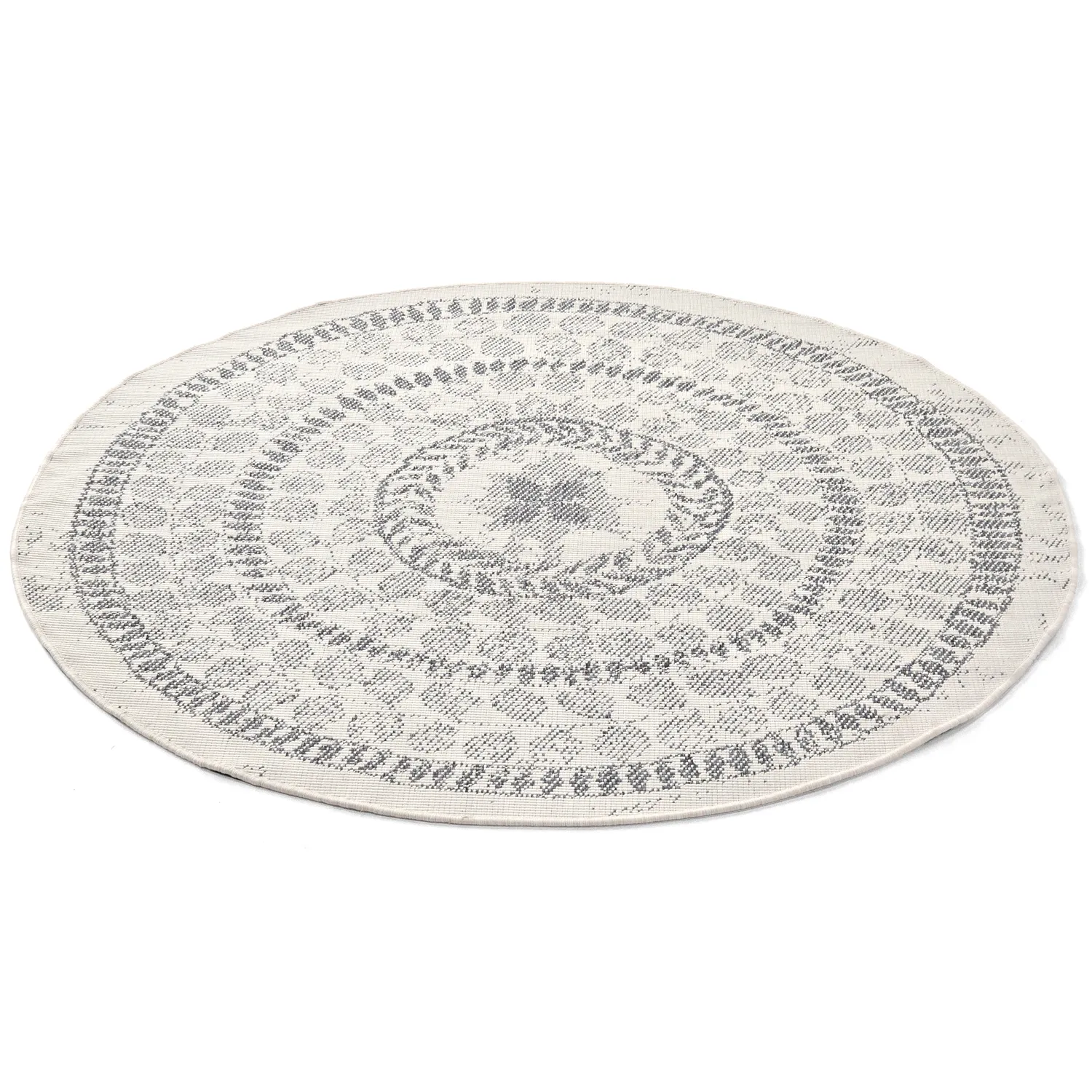 Tappeti rotondi - Indoor/Outdoor Malcolm (grigio)