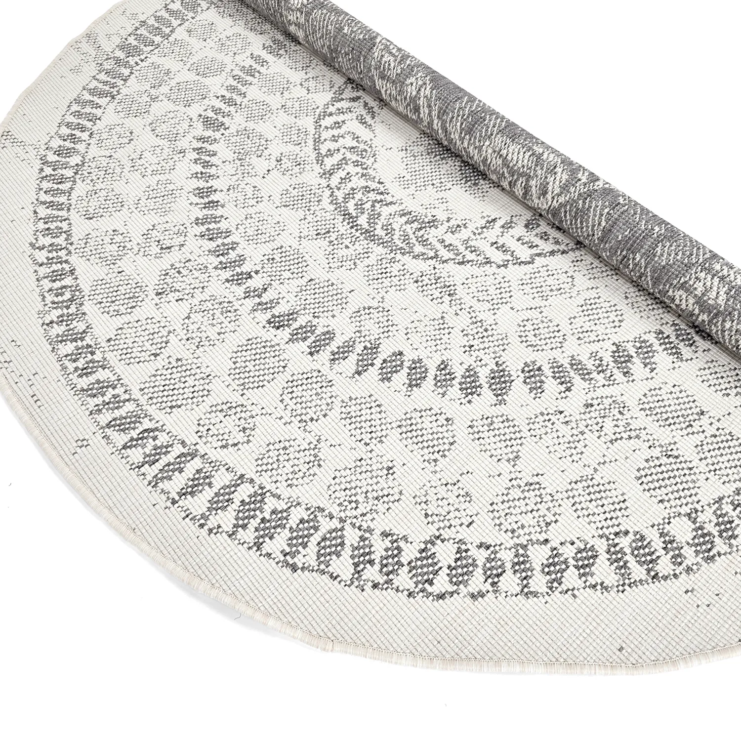 Tappeti rotondi - Indoor/Outdoor Malcolm (grigio)