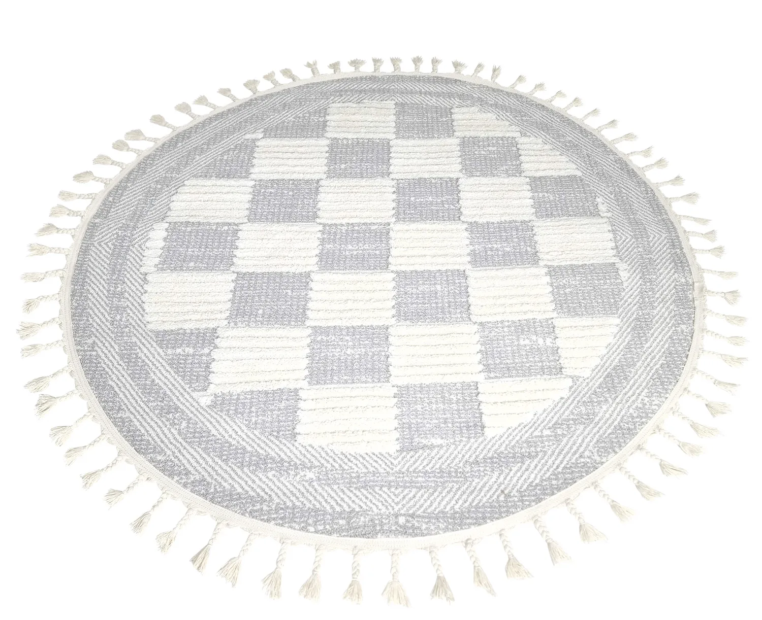 Tappeti rotondi - Austin (grigio/offwhite)