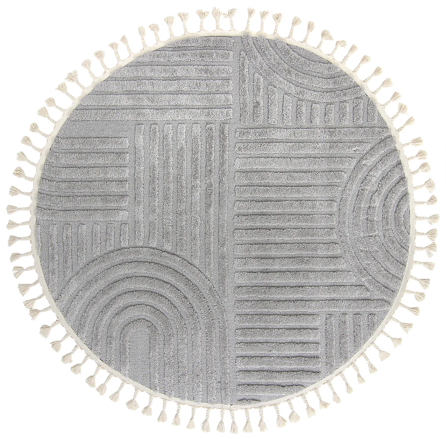 Tappeti rotondi - Campbell (grigio)