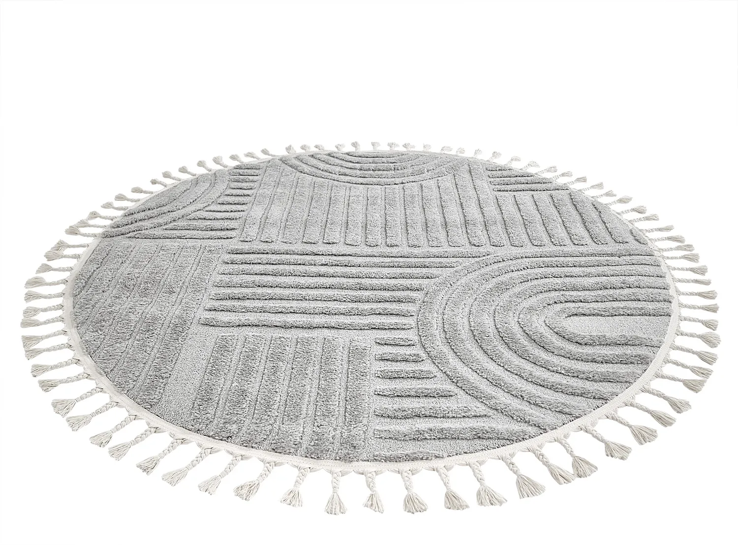 Tappeti rotondi - Campbell (grigio)