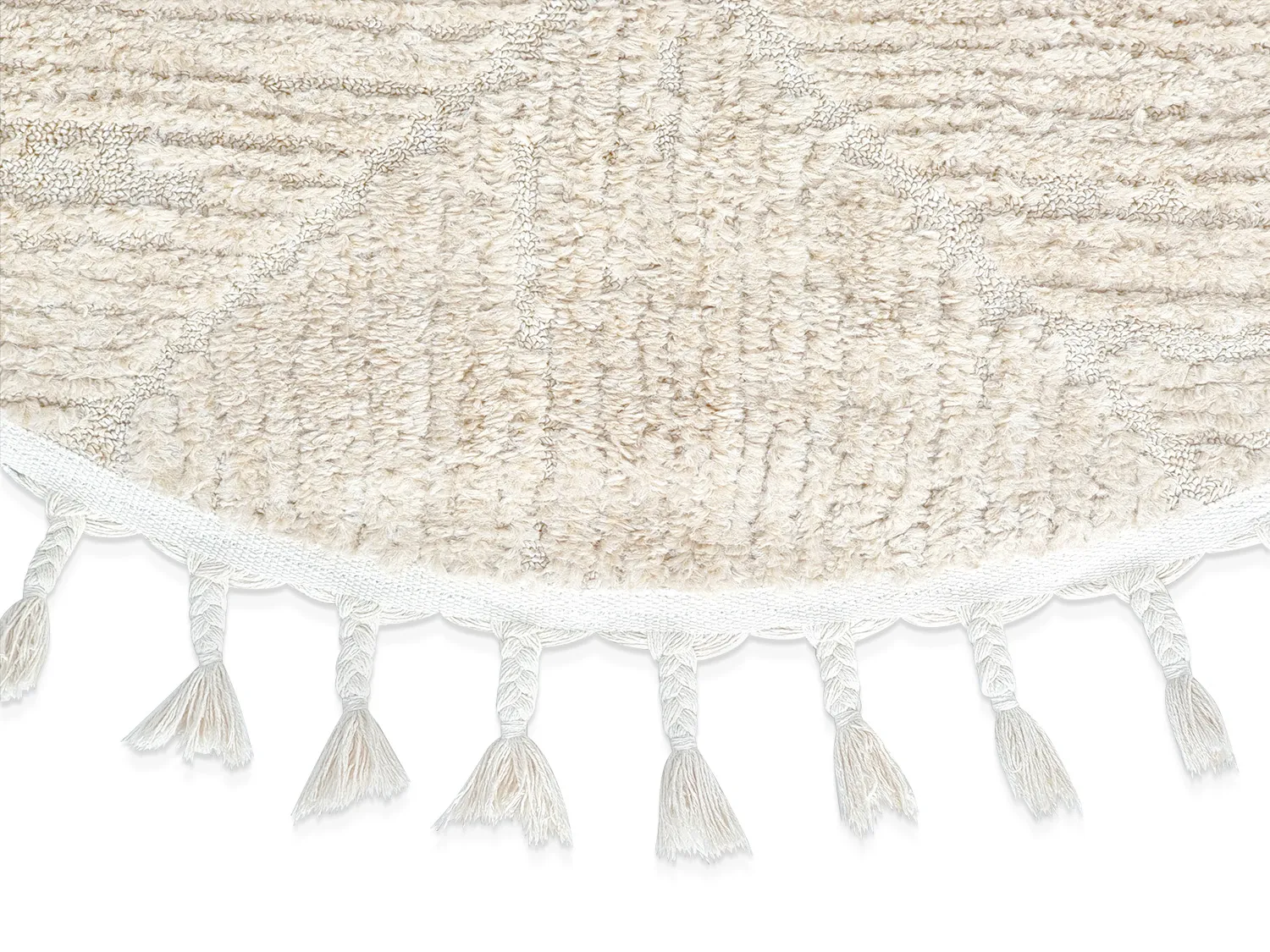 Tappeti rotondi - Dallas (beige)