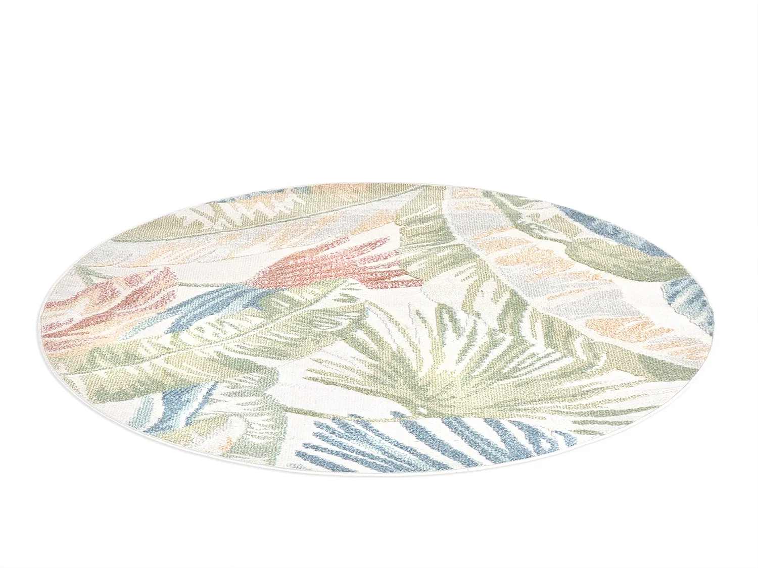 Tappeti rotondi - Indoor/Outdoor Havana (cream/multi)