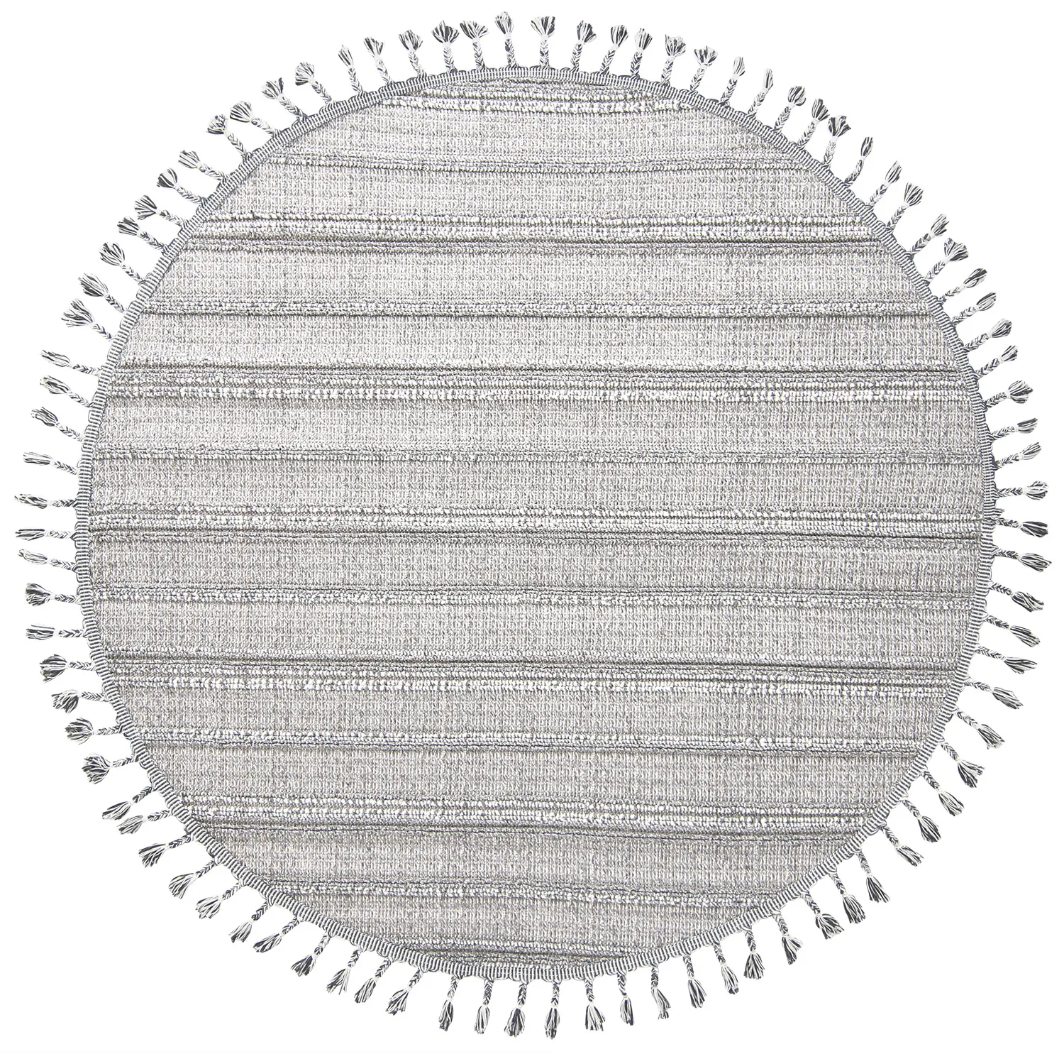 Tappeti rotondi - Indoor/Outdoor Sofia (grigio/blu)