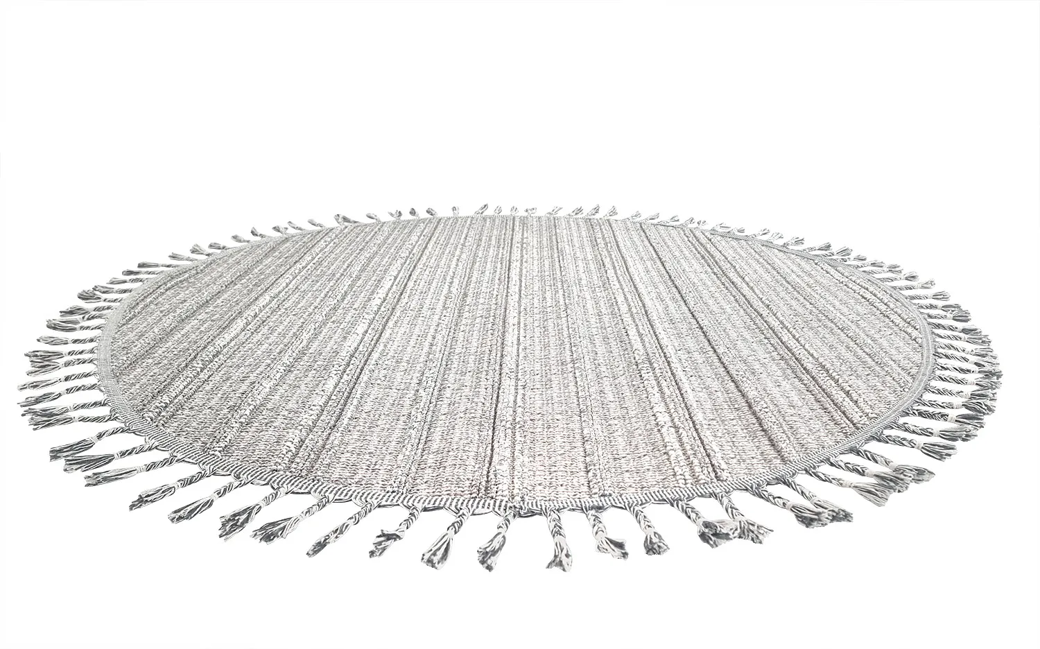 Tappeti rotondi - Indoor/Outdoor Sofia (grigio/blu)