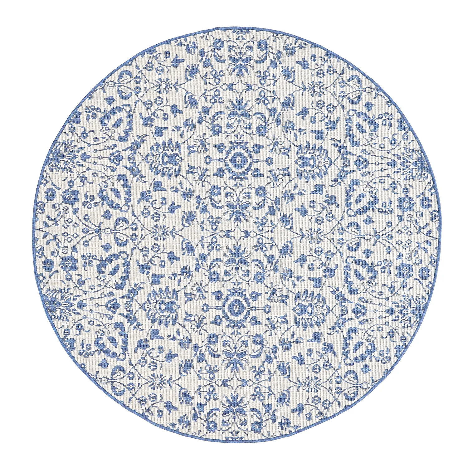 Tappeto rotondo - Brussels Ocean (blu)