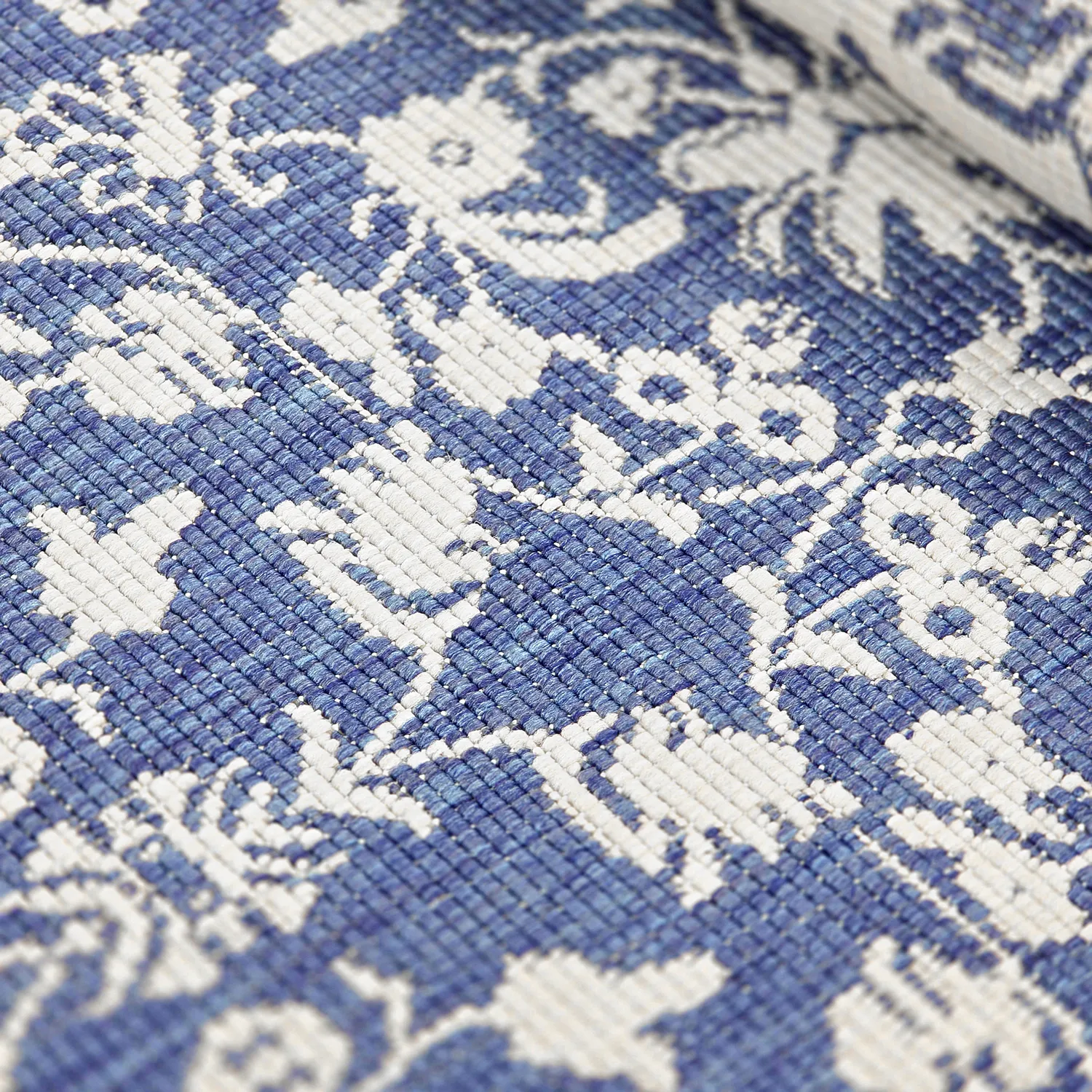 Tappeto rotondo - Brussels Ocean (blu)