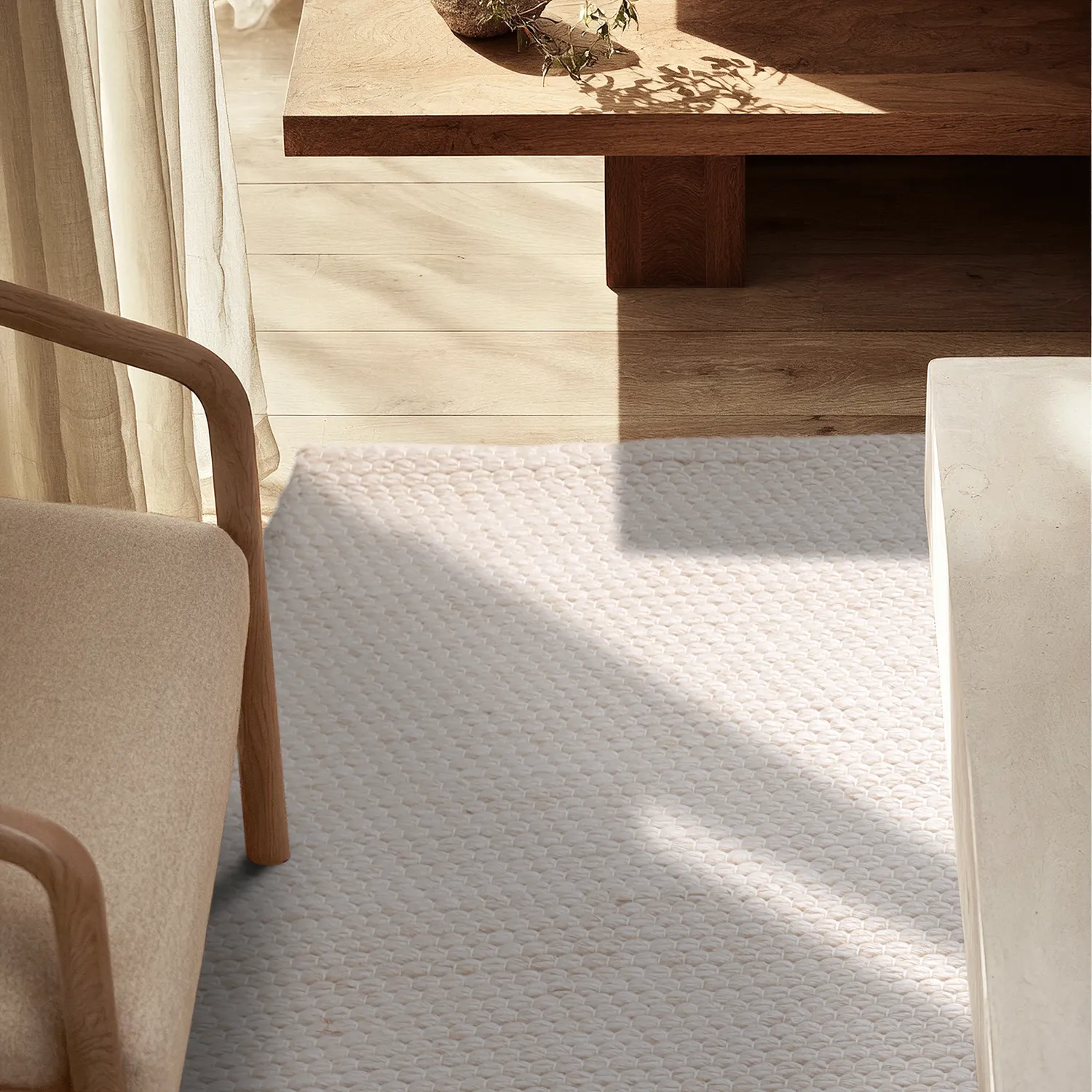Tappeti per Interni/Esterni - Arco Wool Look (crema)