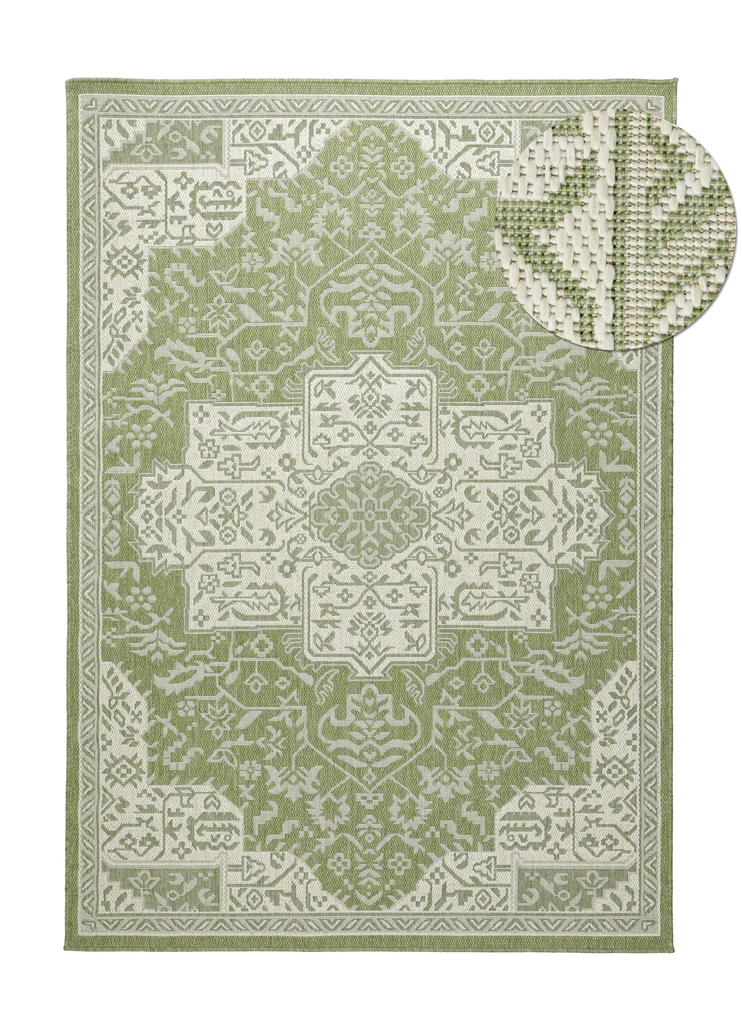 Tappeti per Interni/Esterni - Dhamar (verde)