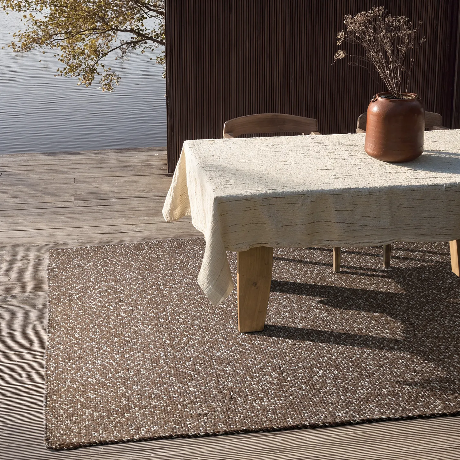 Tappeti per Interni/Esterni - Orta Wool Look (marrone)