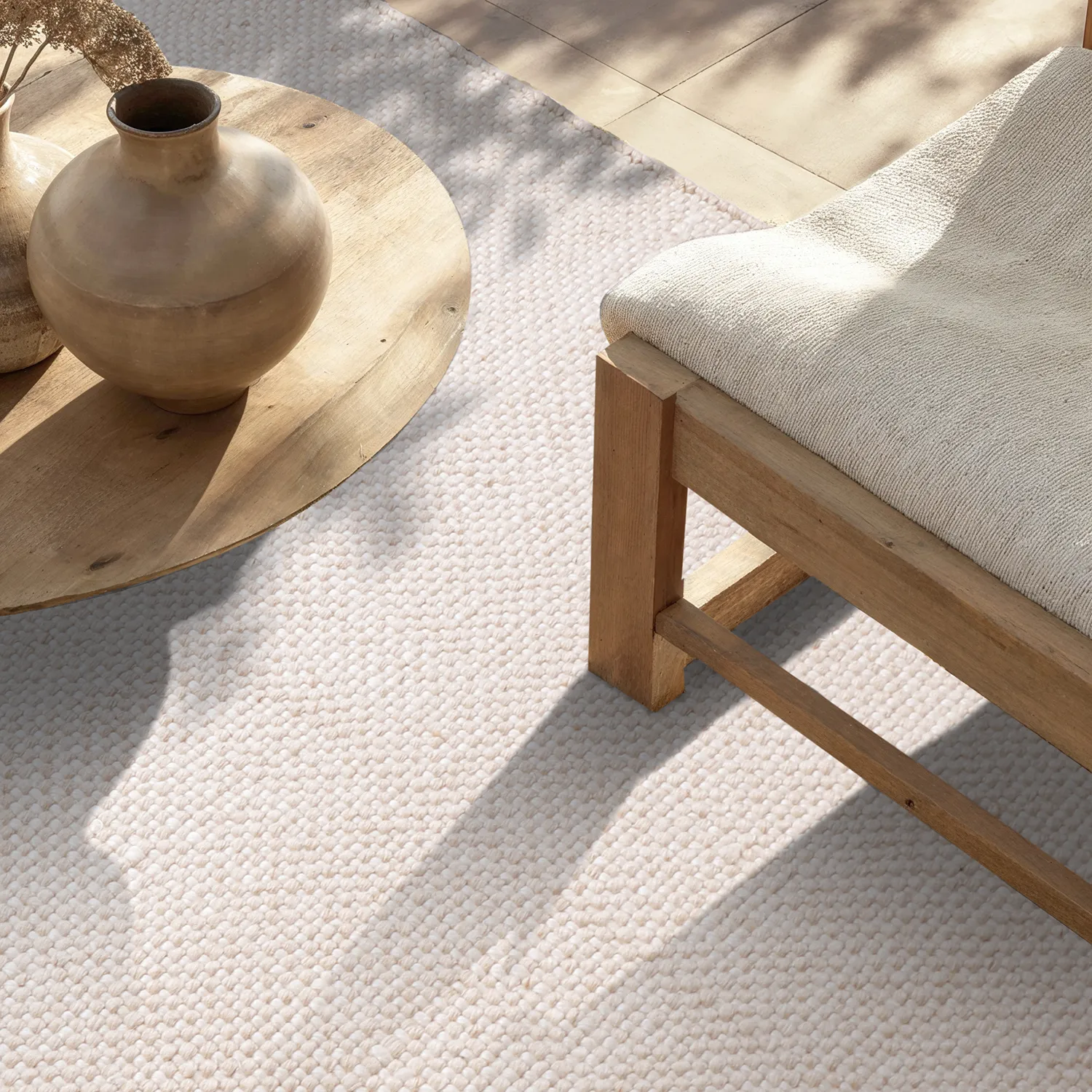 Tappeti per Interni/Esterni - Orta Wool Look (crema)