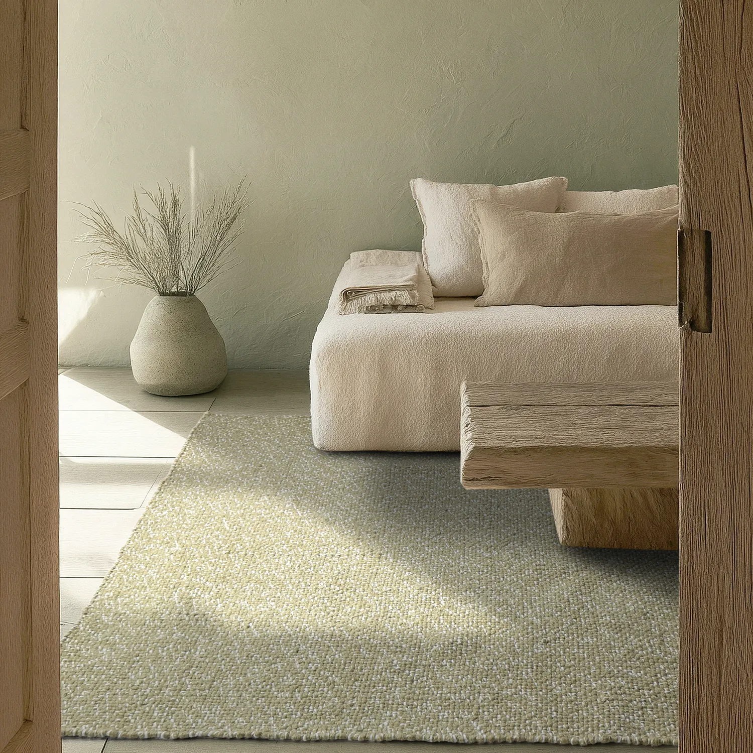Tappeti per Interni/Esterni - Orta Wool Look (verde muschio)