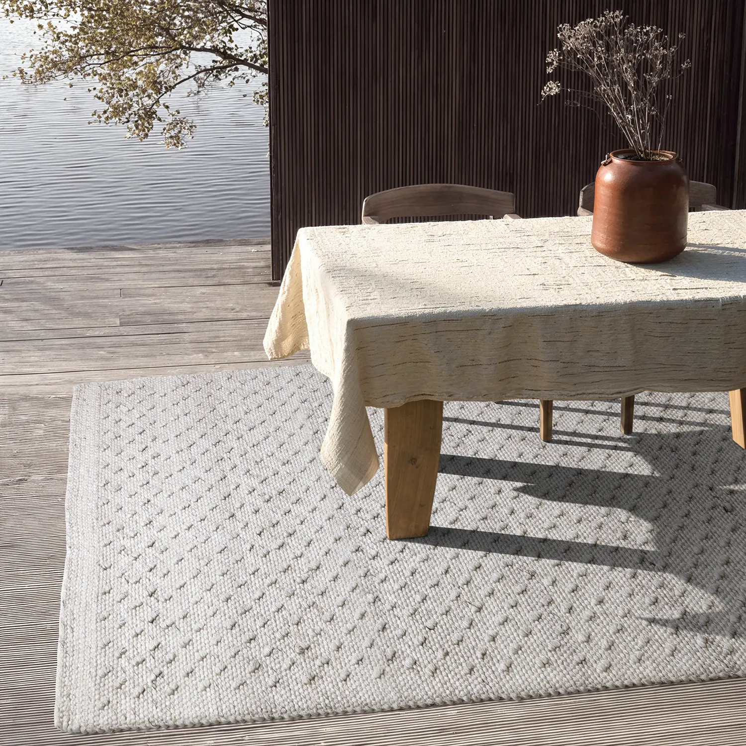 Tappeti per Interni/Esterni - Todi Wool Look (grigio/beige)