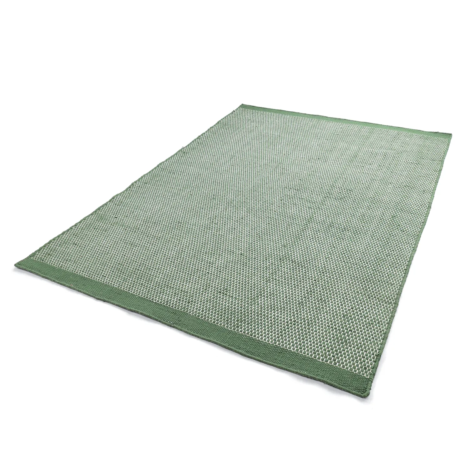 Tappeti per Interni/Esterni - Coastal Wool Look (verde/bianco)