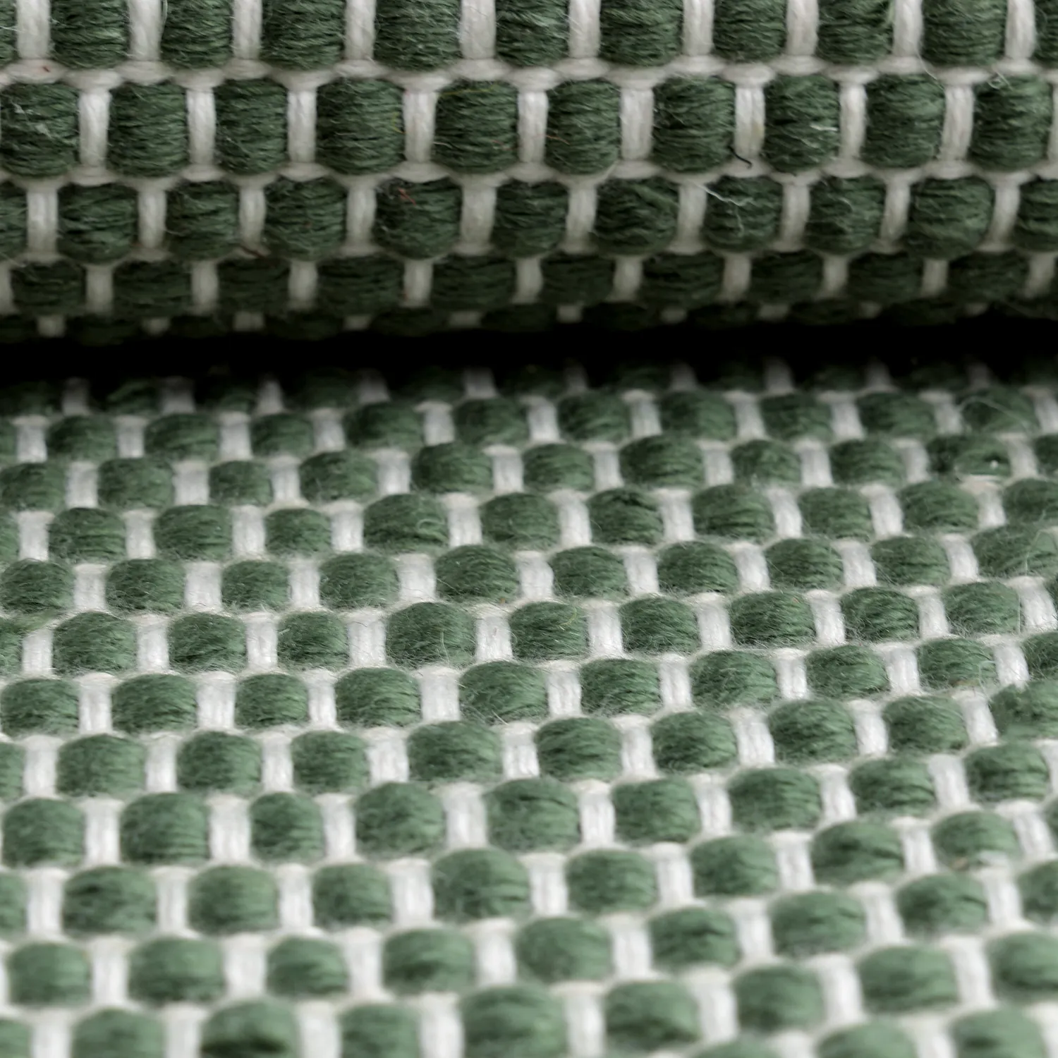 Tappeti per Interni/Esterni - Coastal Wool Look (verde/bianco)
