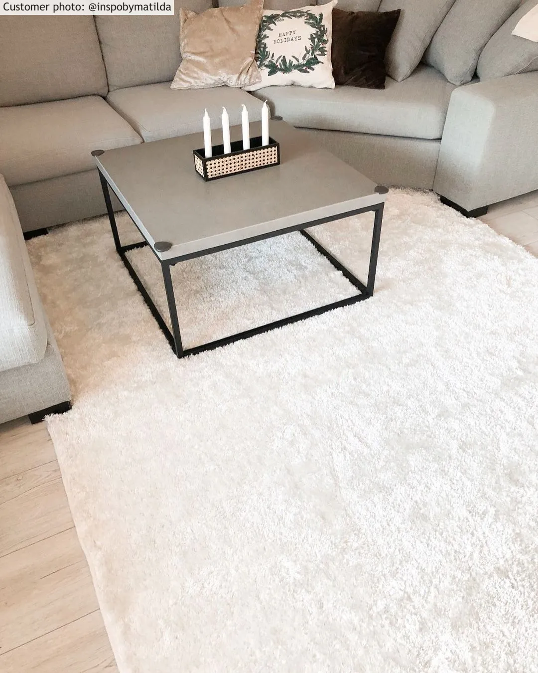 Tappeto A Pelo Lungo - Cosy (bianco)