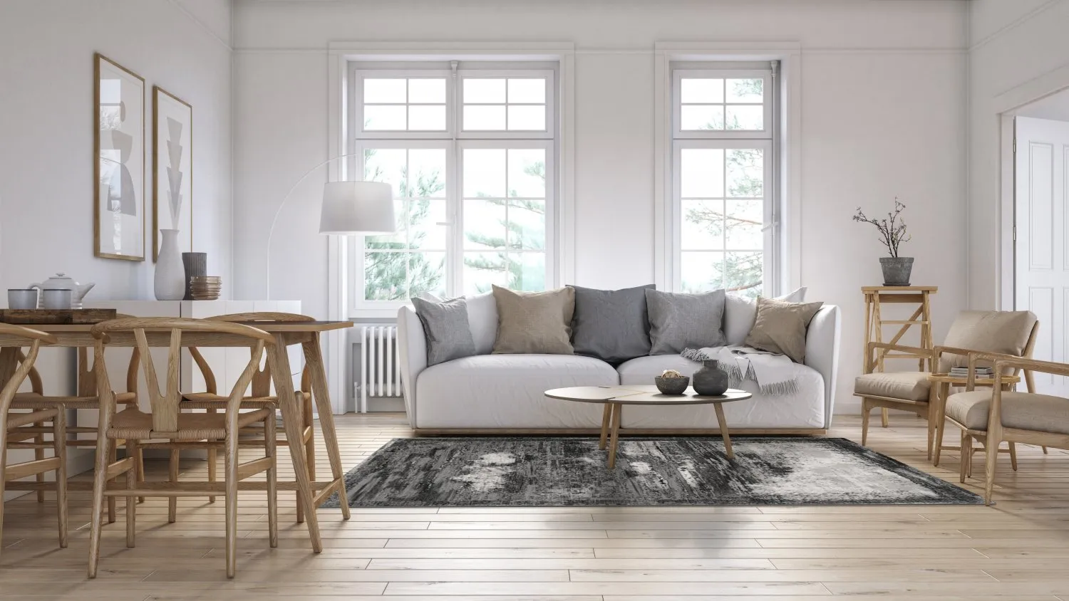 Tappeto Wilton - Sovana (grigio)