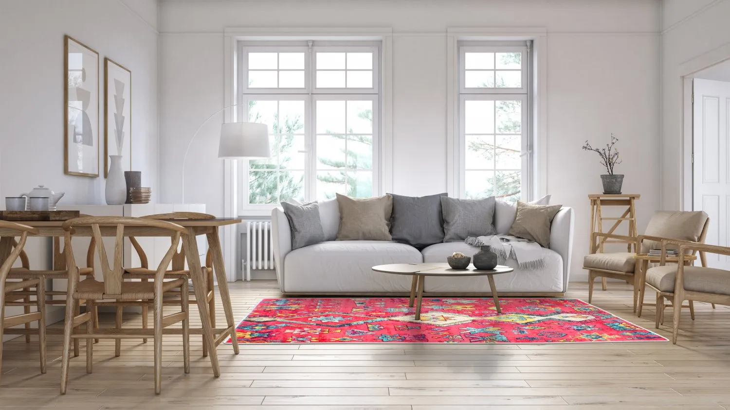 Tappeto Wilton - Misare (rosa/multi)