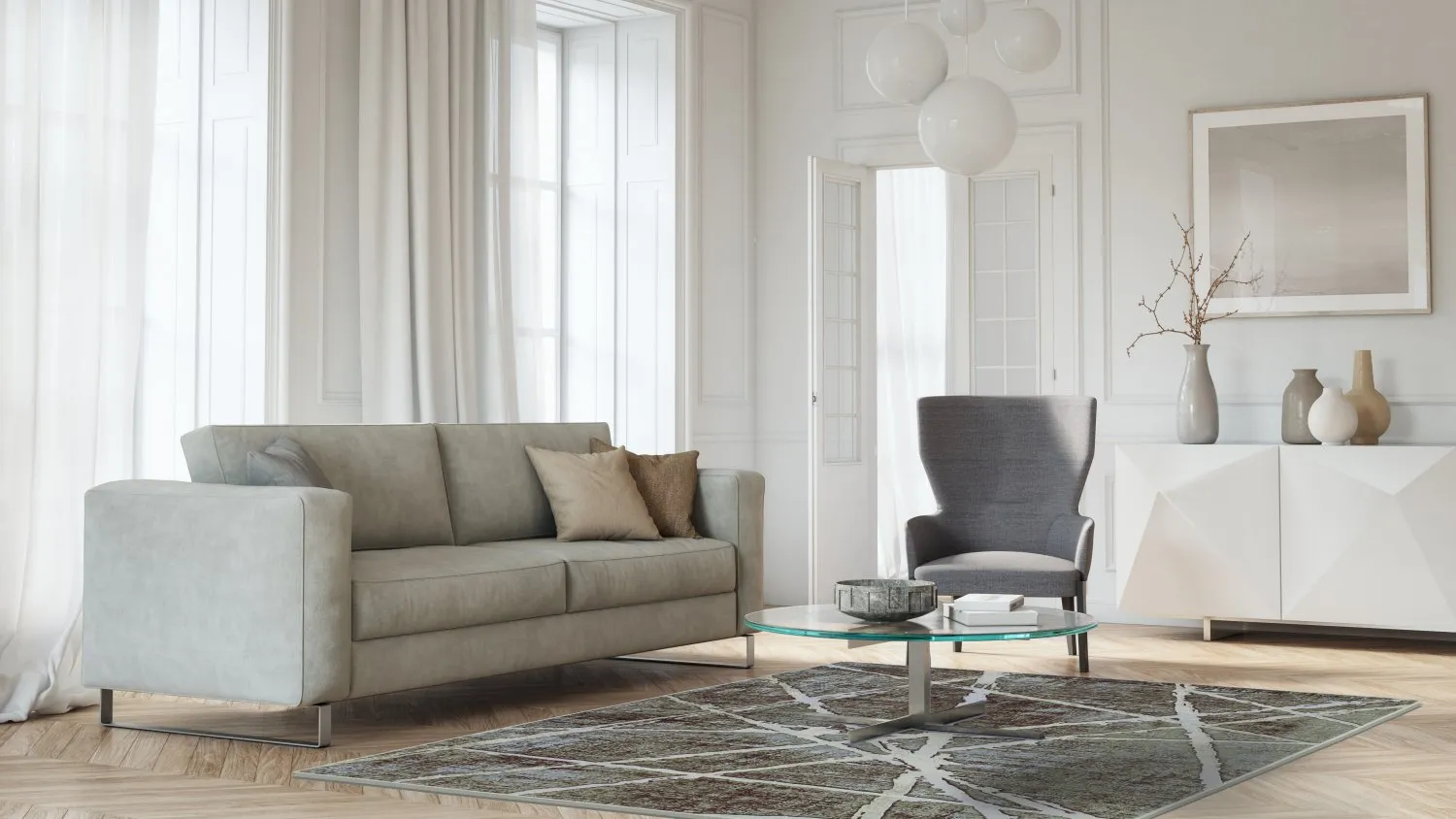 Tappeto Wilton - Lagos (grigio)