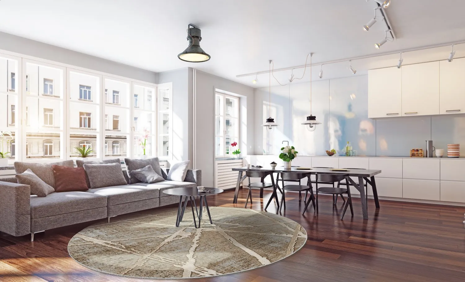Tappeto rotondo - Lagos (beige)