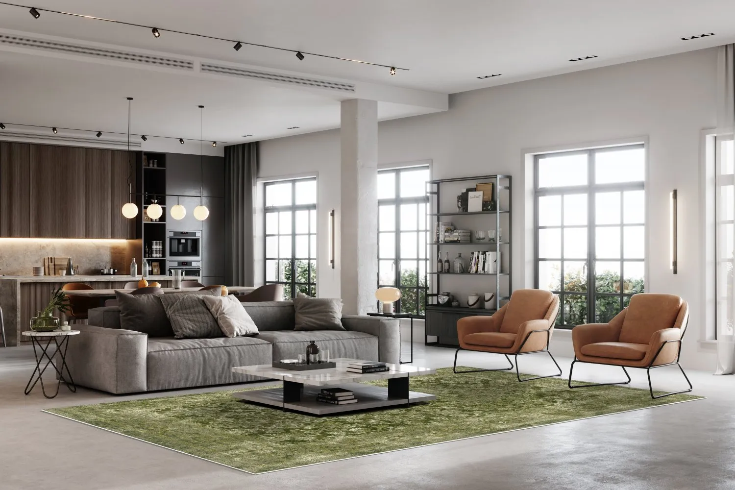 Tappeto Wilton - Denizli (verde)