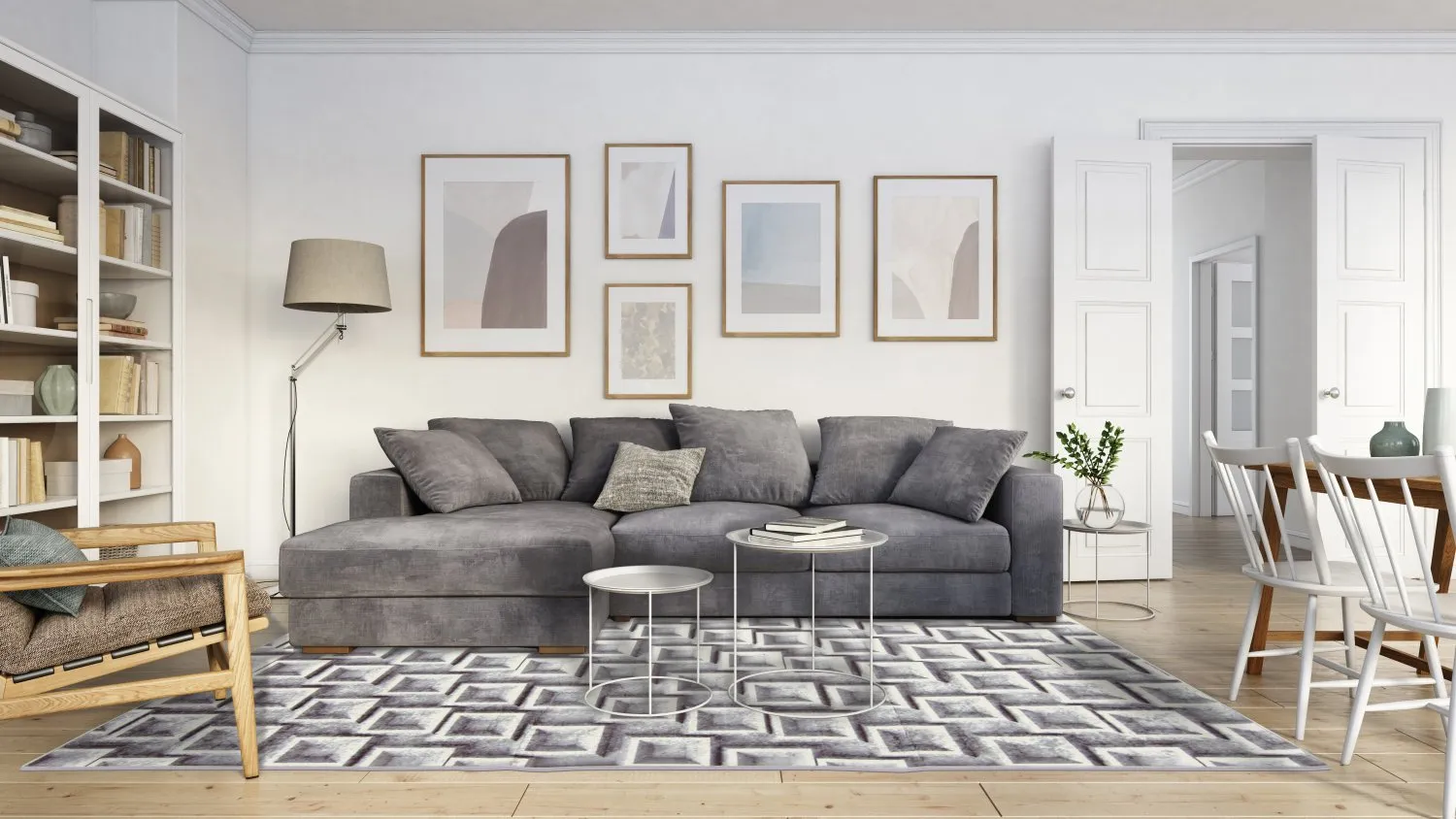 Tappeto Wilton - Salerno (grigio)