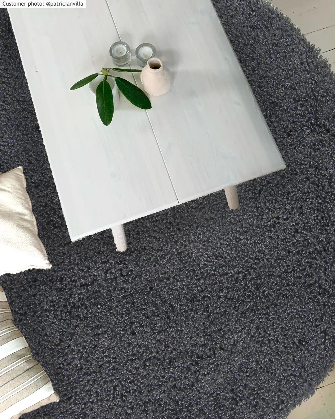 Tappeti rotondi - Antuco (grigio scuro)