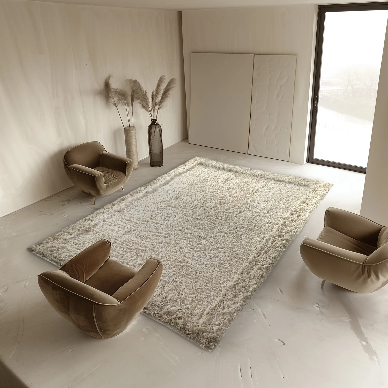 Tappeto A Pelo Lungo - Bonnie Natural Cotton Shaggy (natura)