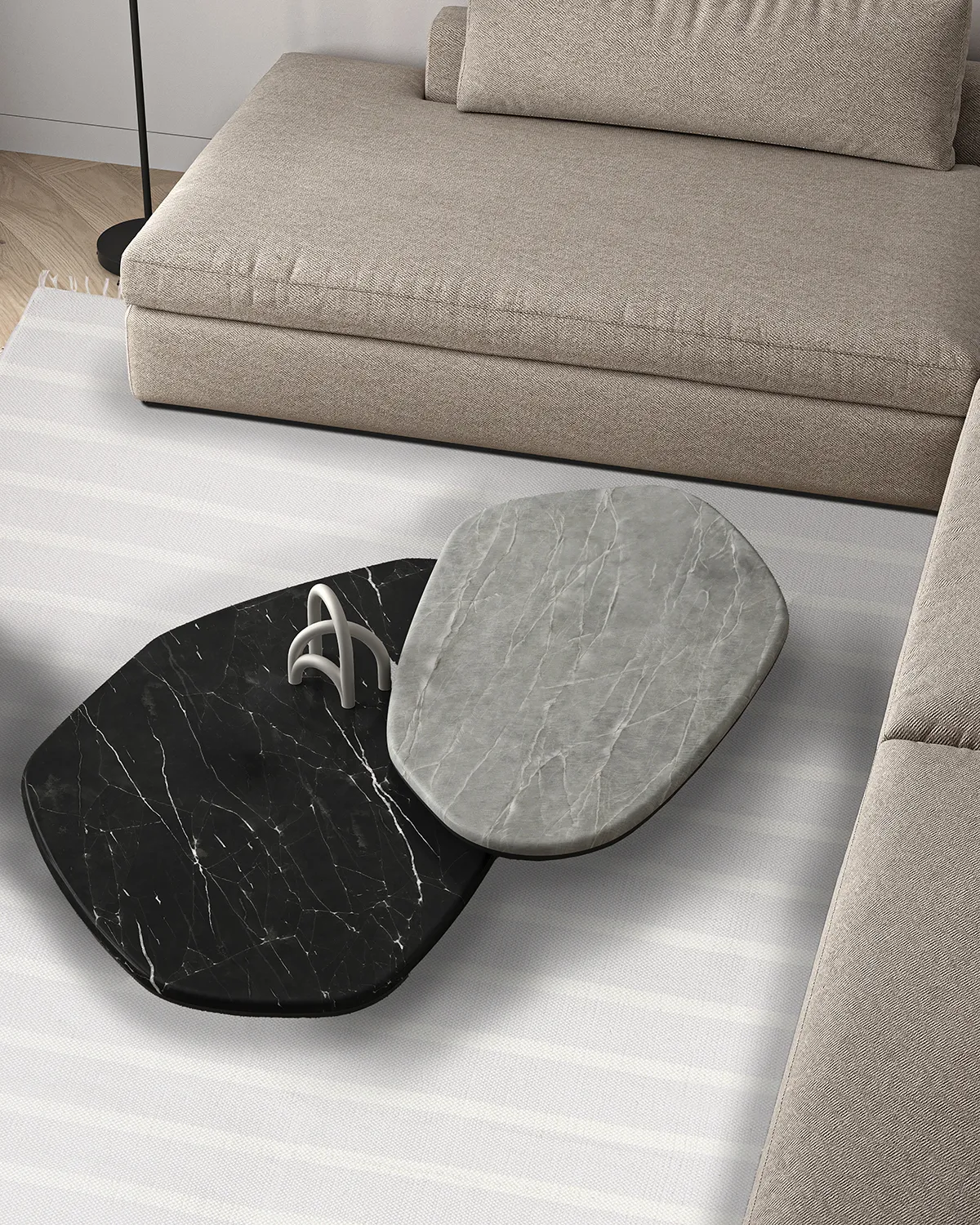 Tappeto di cotone - Helle (grigio)