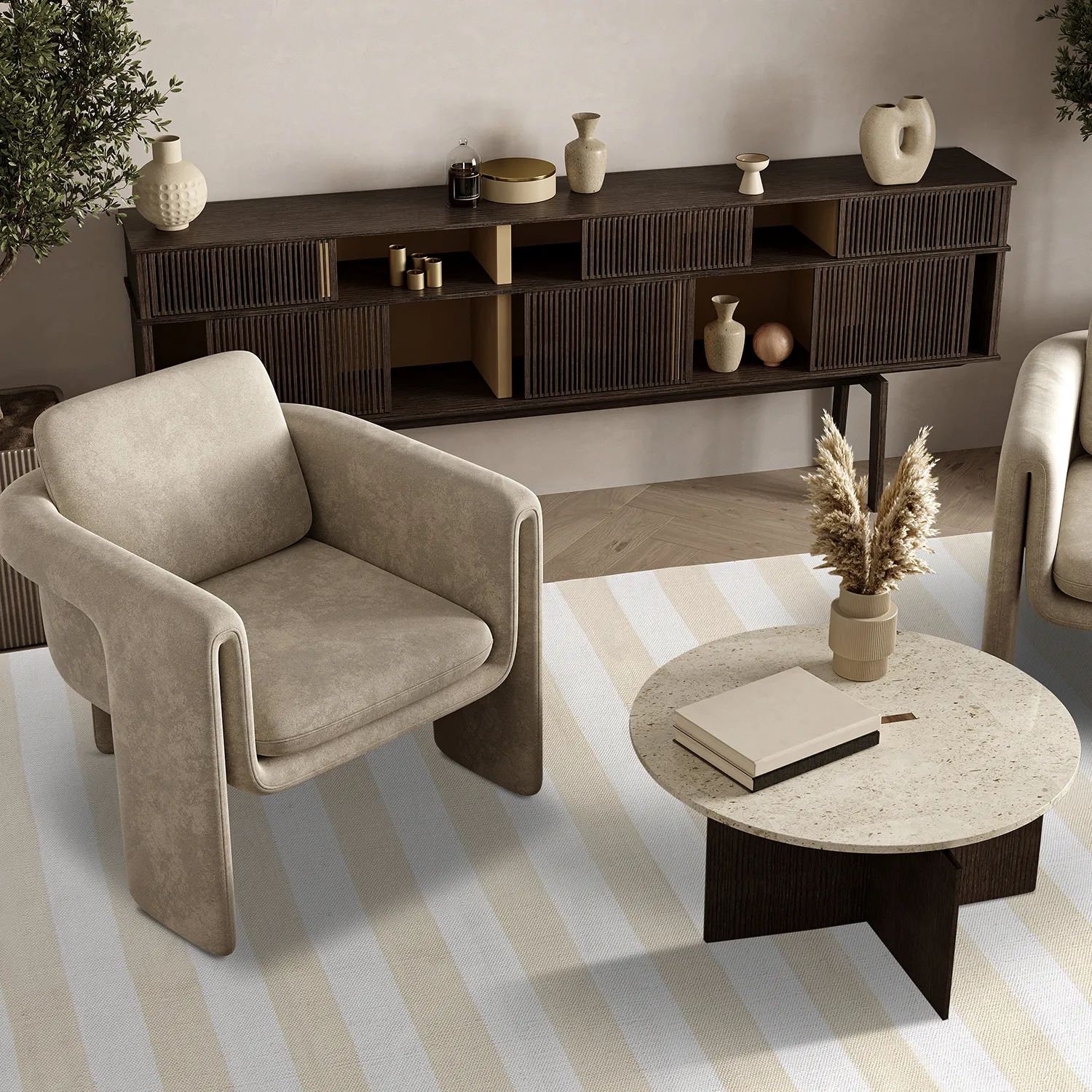 Tappeto di cotone - Nilo (beige)