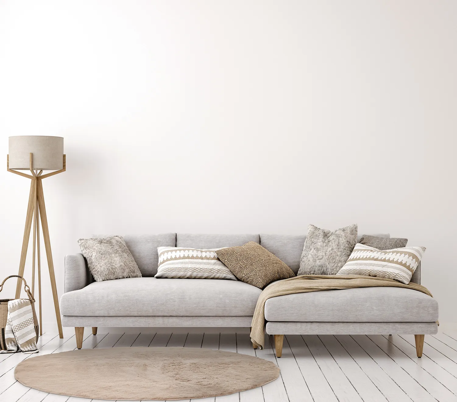 Tappeti rotondi - Cloud Super Soft (taupe)