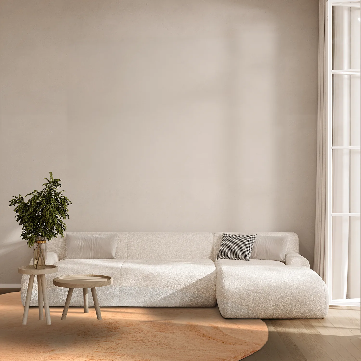 Tappeti rotondi - Cloud Super Soft (terracotta)
