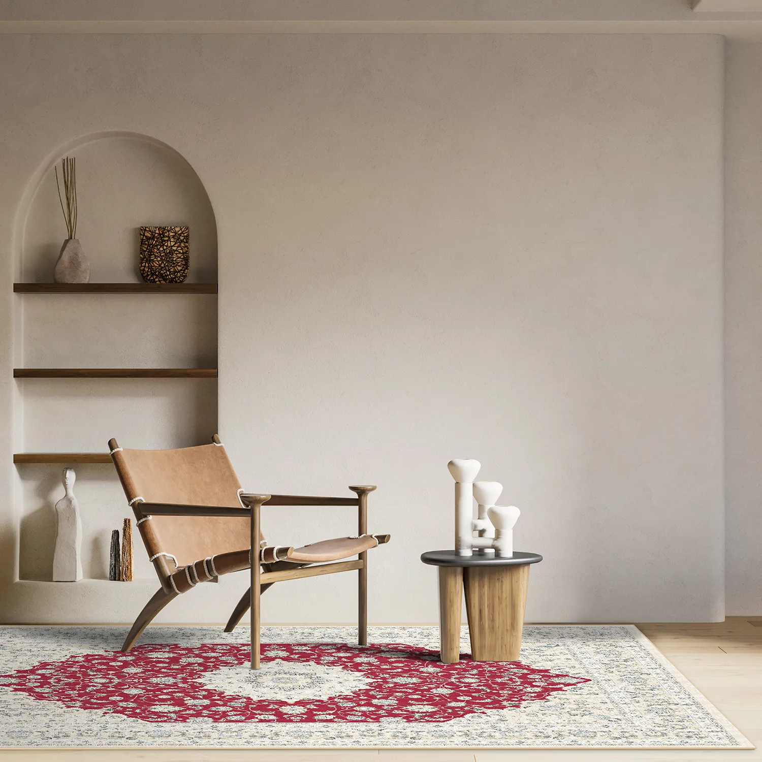 Tappeto Wilton - Arabella (rosso)