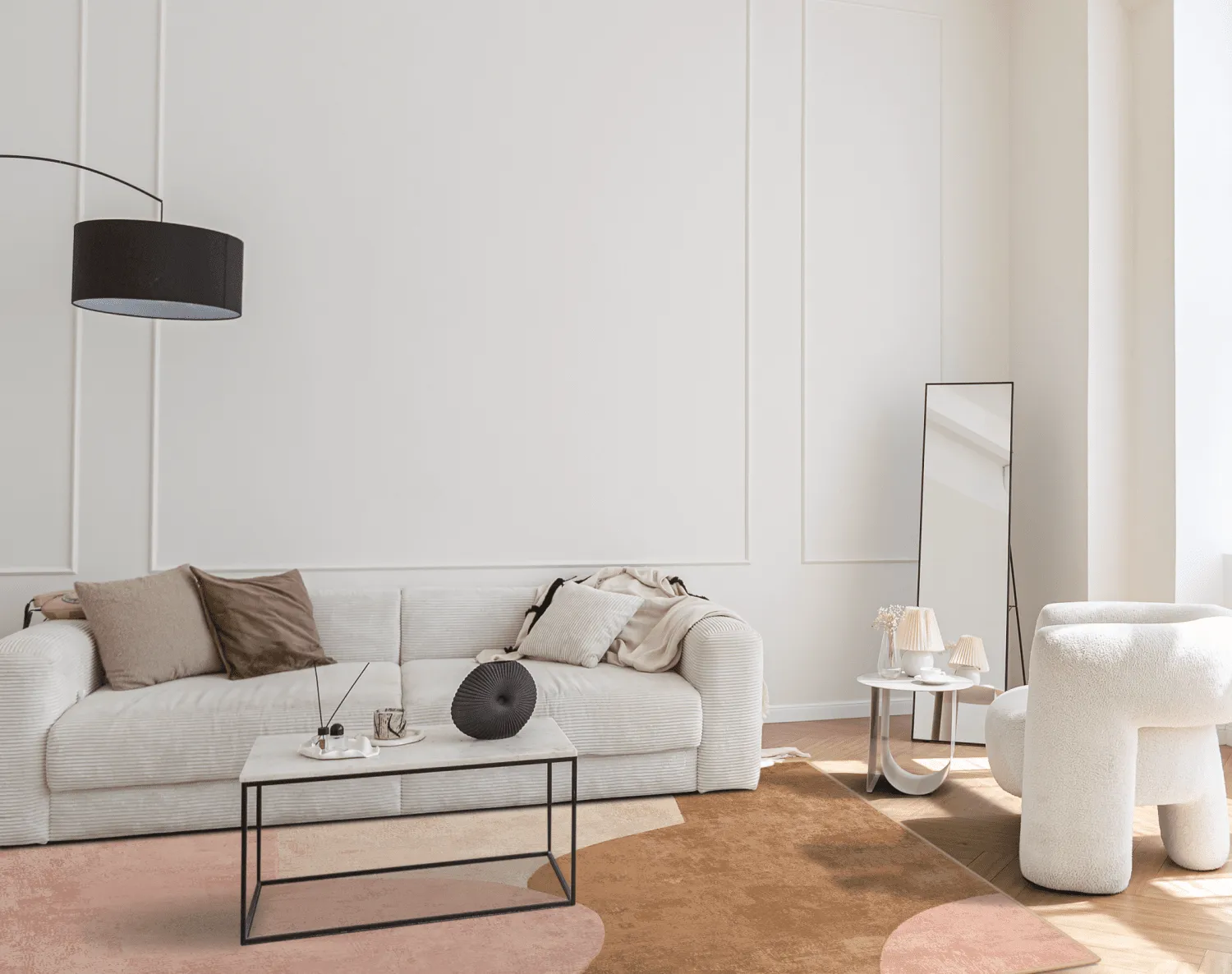 Tappeto Wilton - Lazio (beige/rosa)